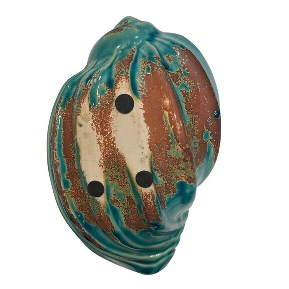 Decorative Pottery Turquoise Shell. 
KK220 - Picture 5 of 5